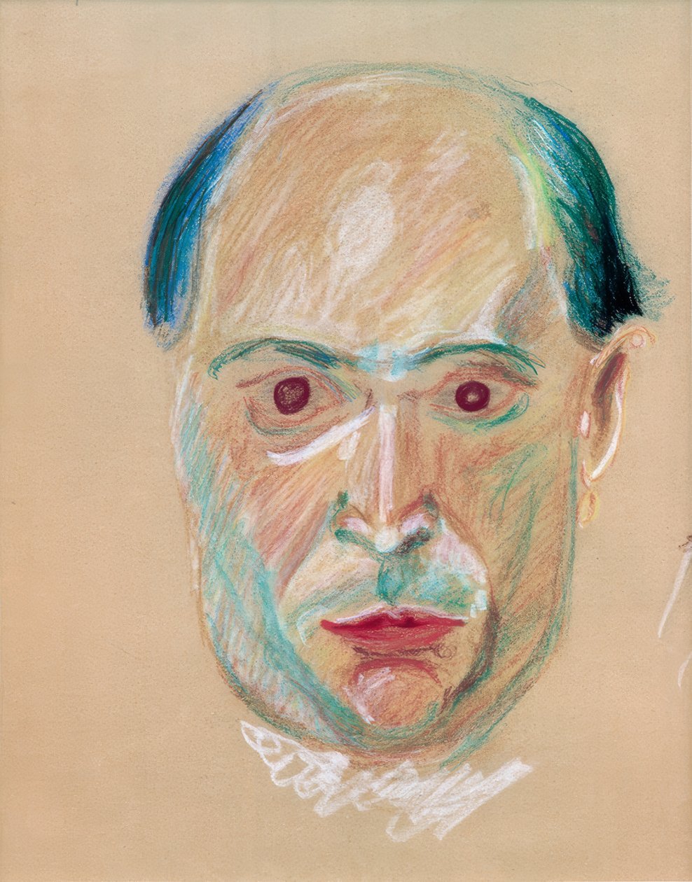 kendi kendine portre by Arnold Schönberg