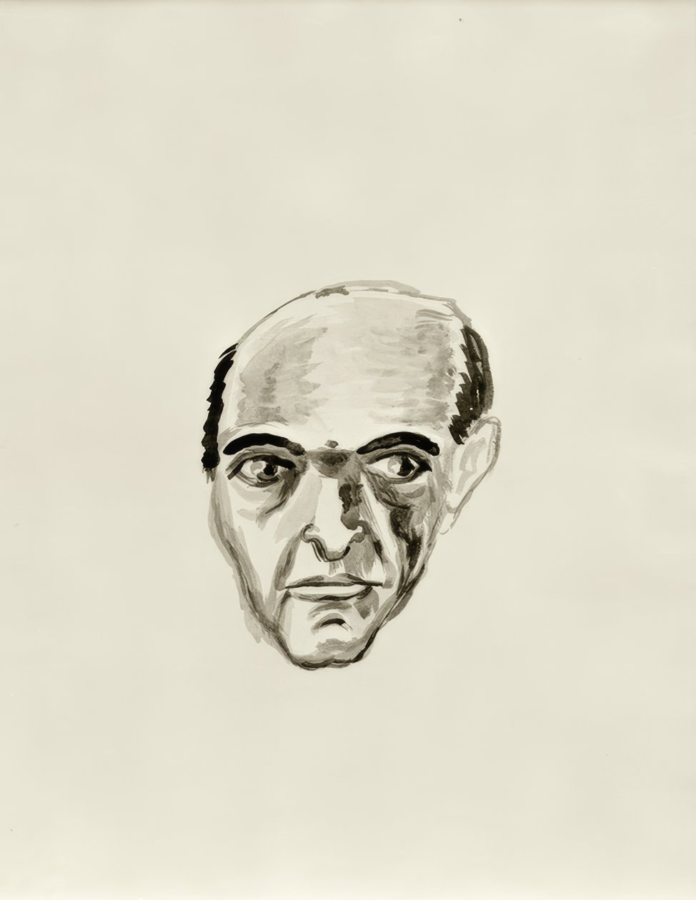 kendi kendine portre by Arnold Schönberg