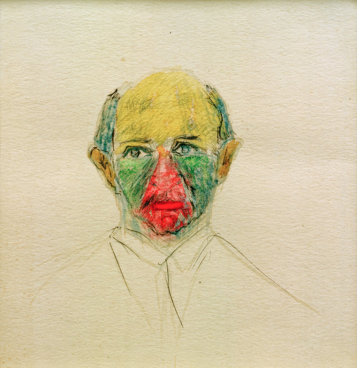 kendi kendine portre by Arnold Schönberg