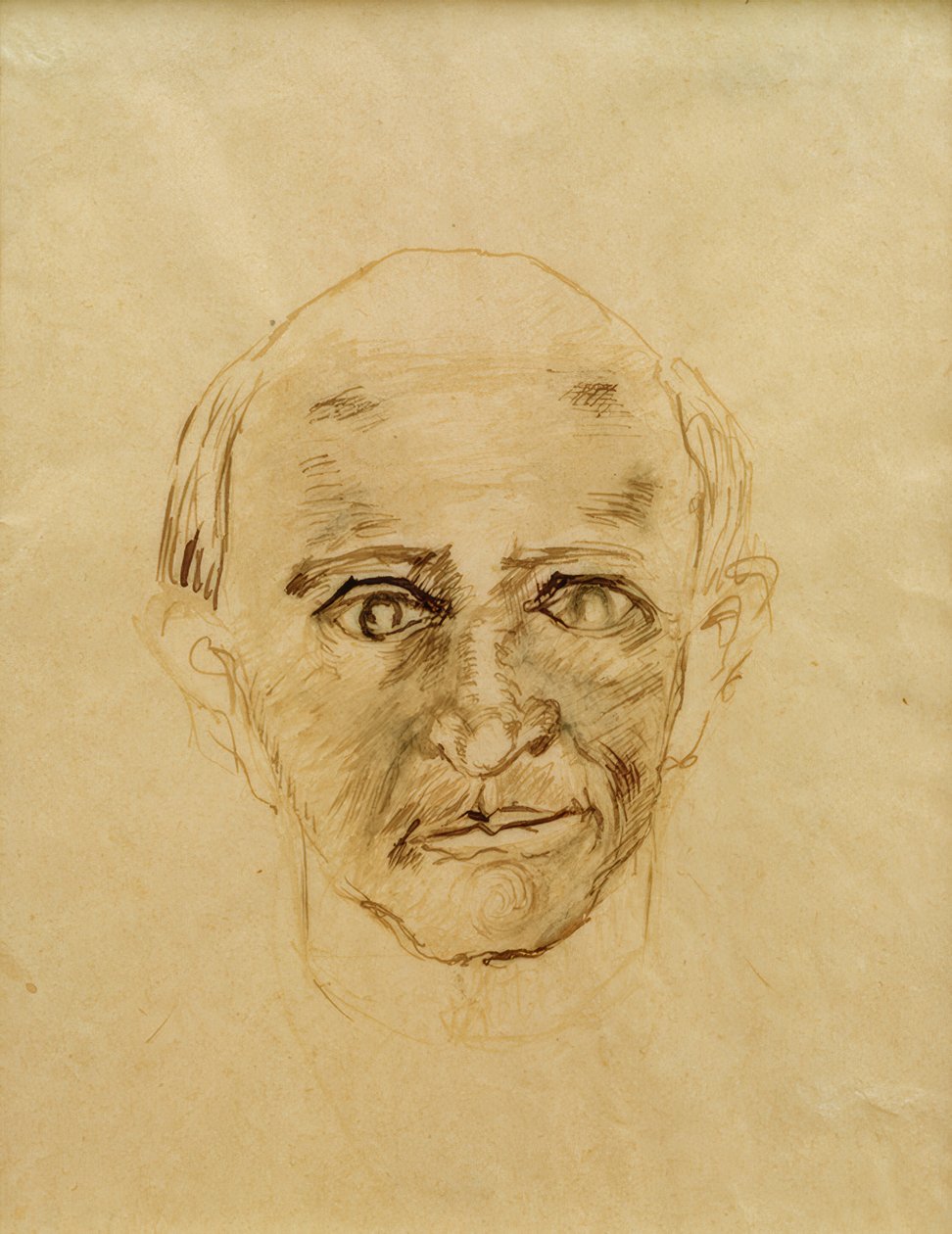 kendi kendine portre by Arnold Schönberg