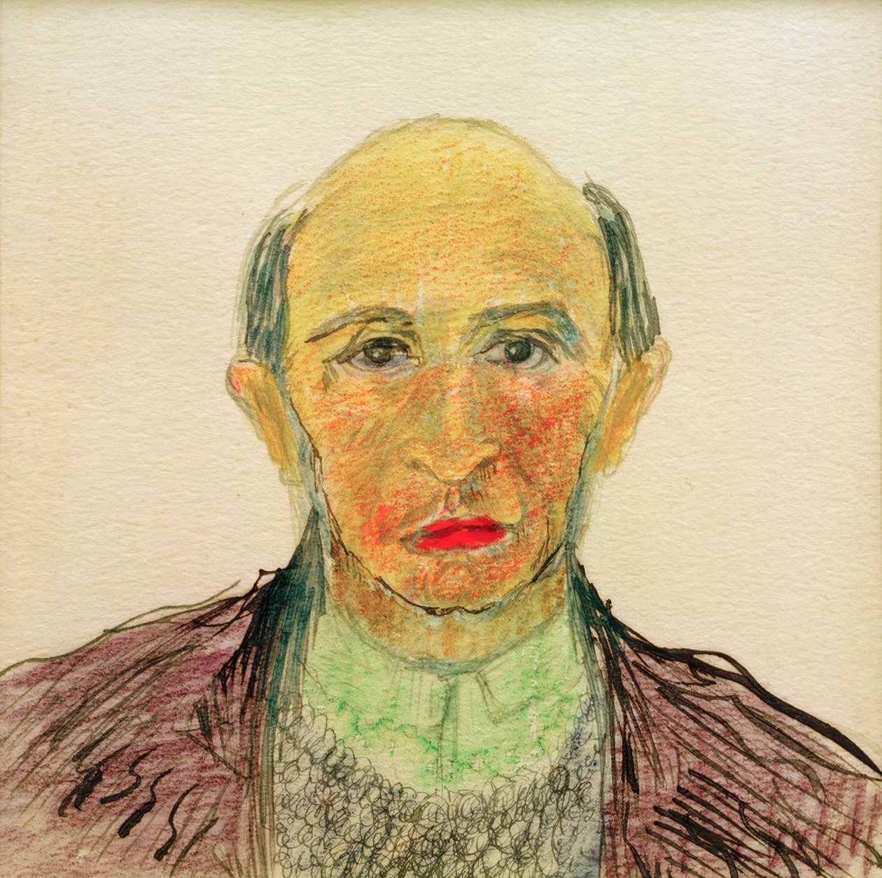 kendi kendine portre by Arnold Schönberg