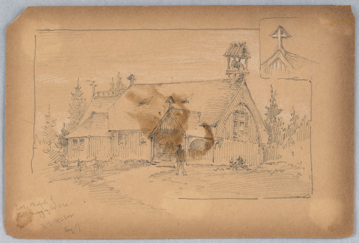 Şapel – Deniz kenarındaki St. Mary by Arnold William Brunner