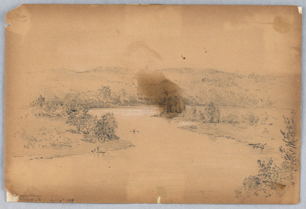 Delaware Nehri, Milford, Pa. by Arnold William Brunner