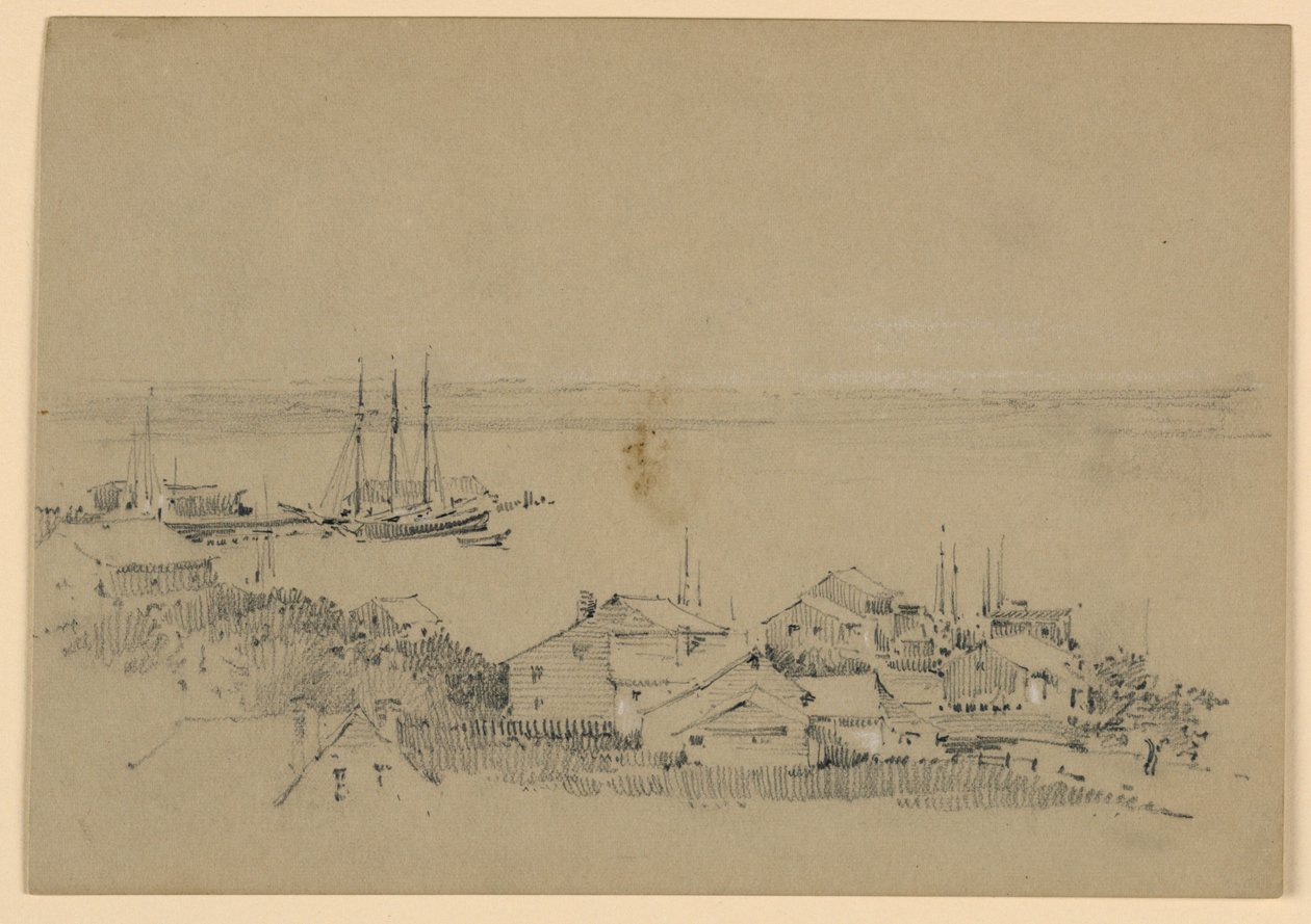 Balıkçı köyü by Arnold William Brunner