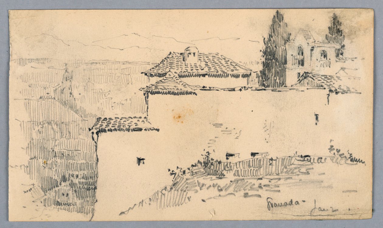 Bahçe Duvarı, Granada by Arnold William Brunner