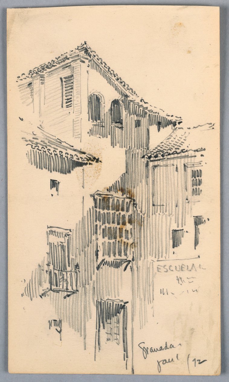 Granada'da ev by Arnold William Brunner