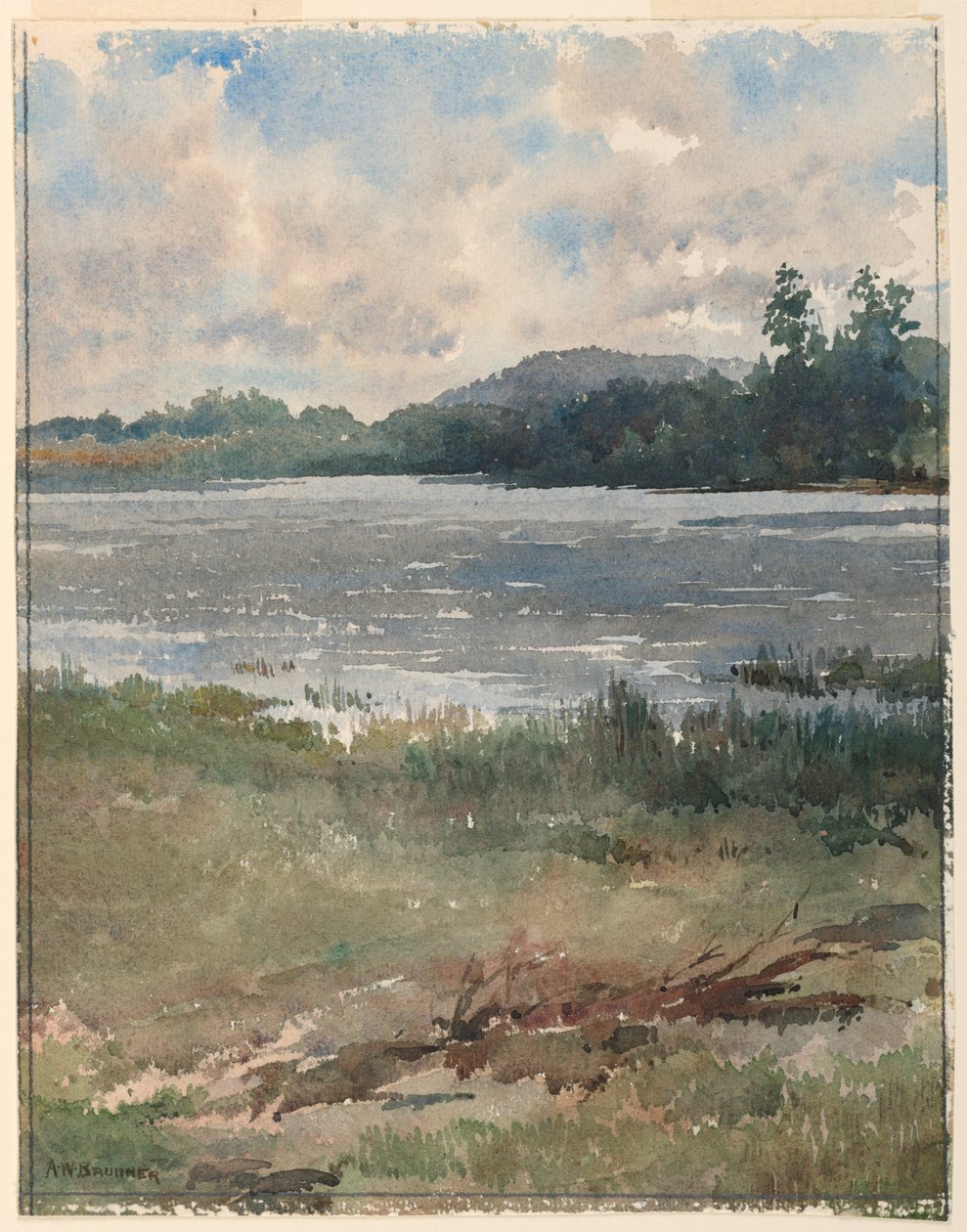 Göl Manzarası by Arnold William Brunner