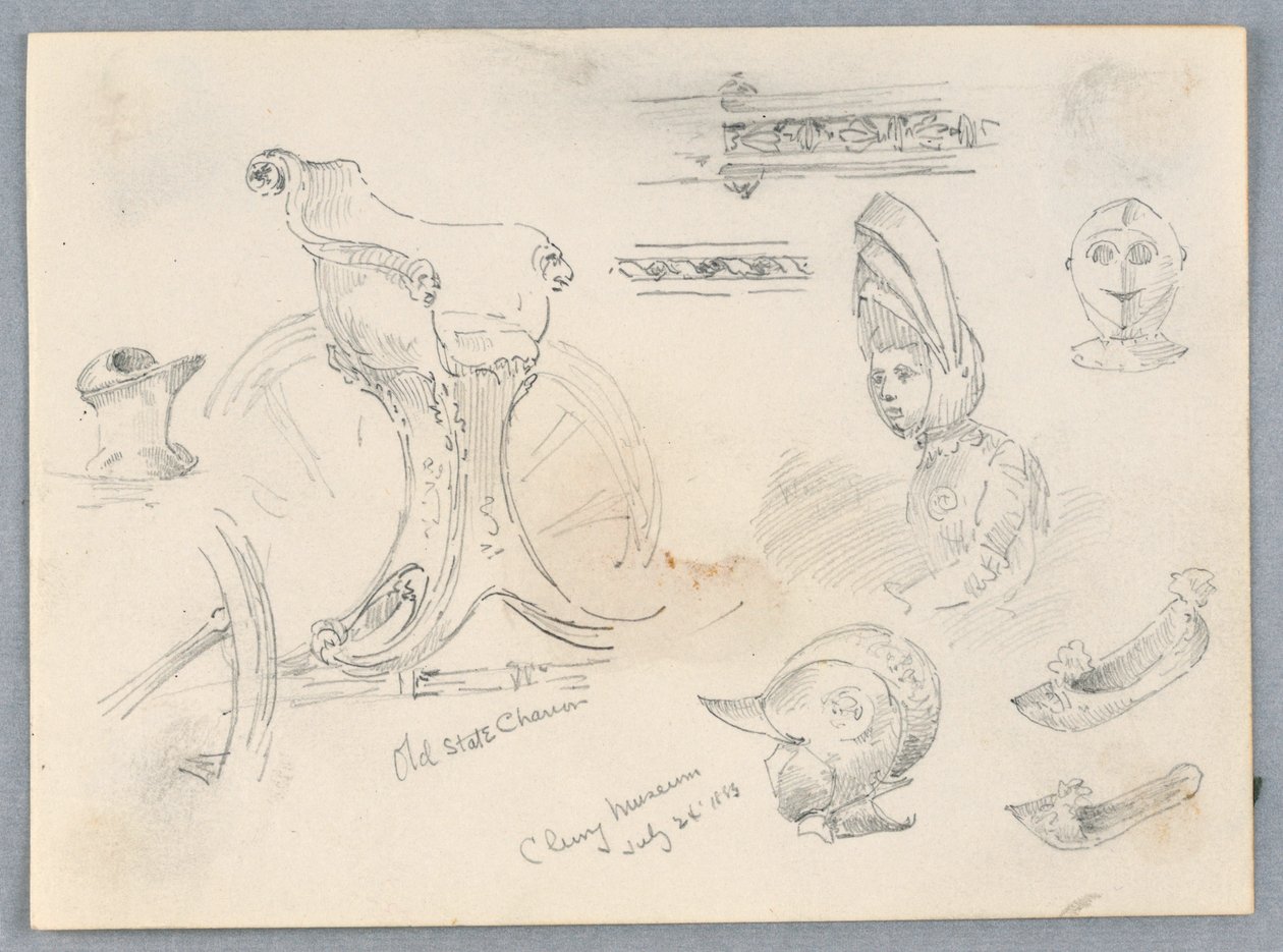Cluny Müzesi, Paris by Arnold William Brunner