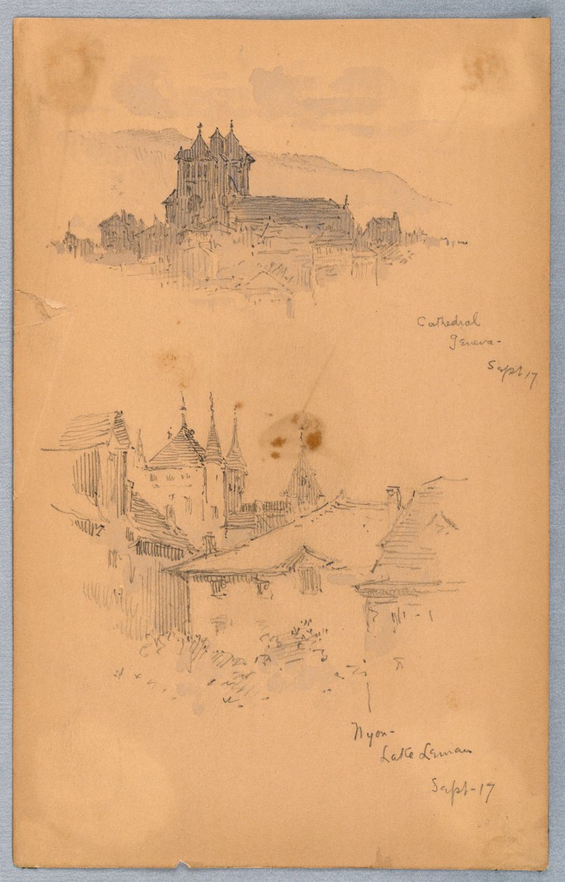 Nyon, Cenevre Katedrali by Arnold William Brunner