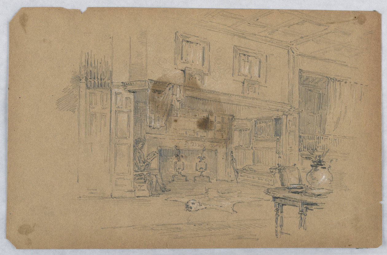 Büyük Oda Kroki by Arnold William Brunner