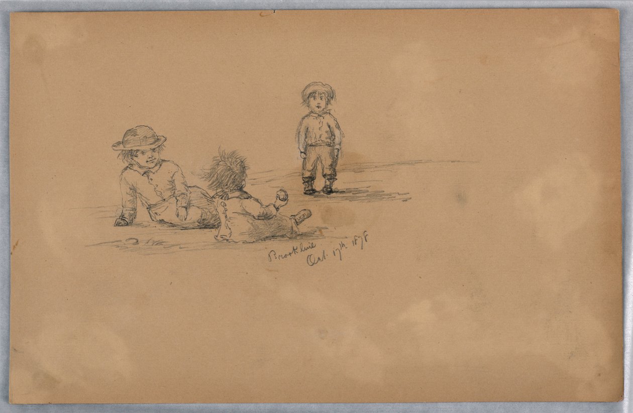 Üç Çocuk Kroki by Arnold William Brunner