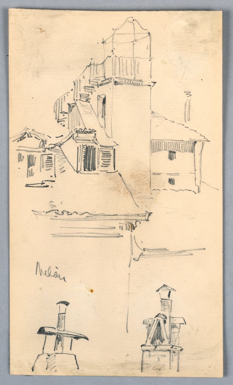 Milano'daki Eskizler by Arnold William Brunner