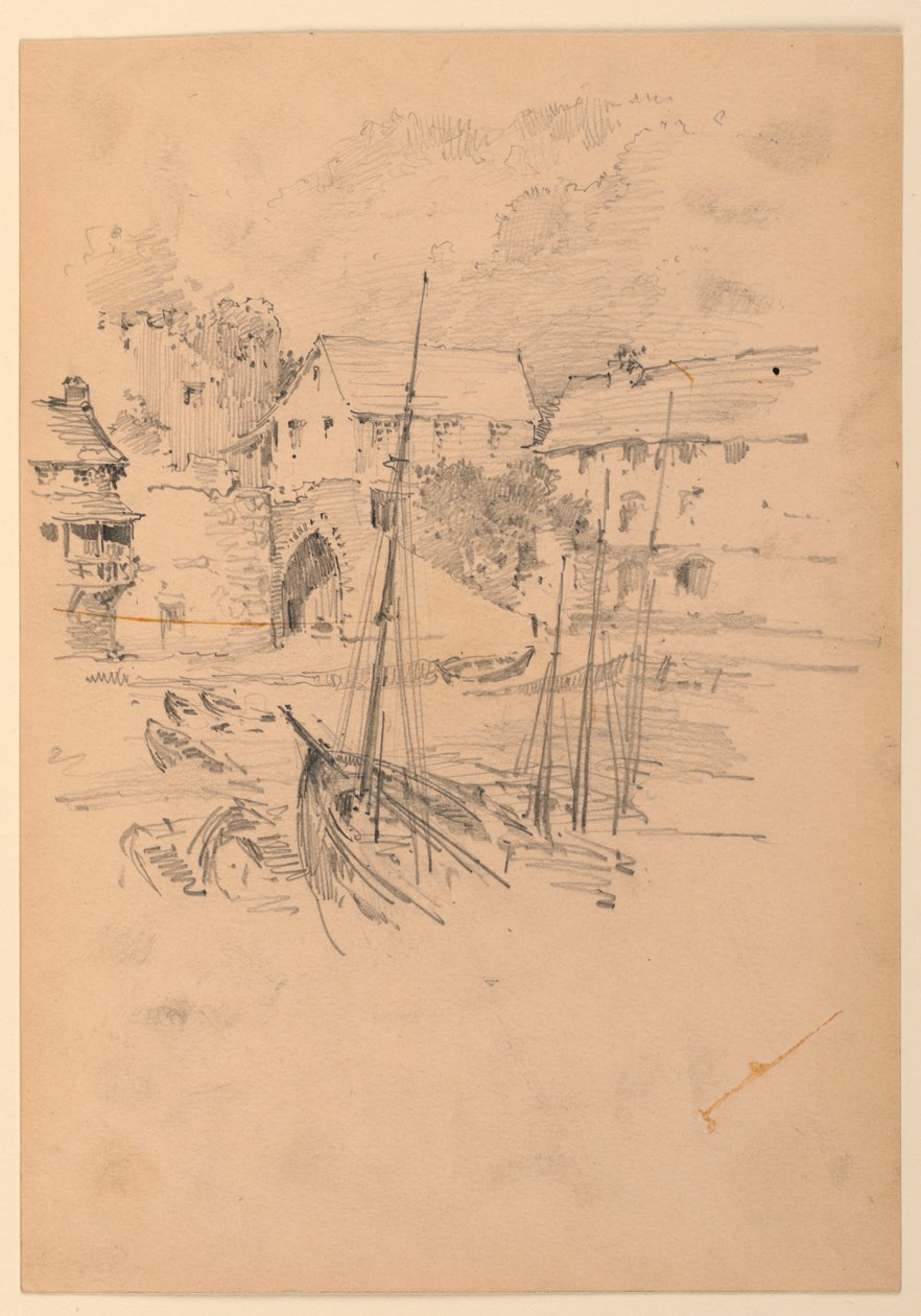 Küçük Balıkçı Limanı by Arnold William Brunner