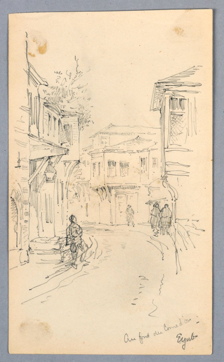 sokak sahnesi by Arnold William Brunner