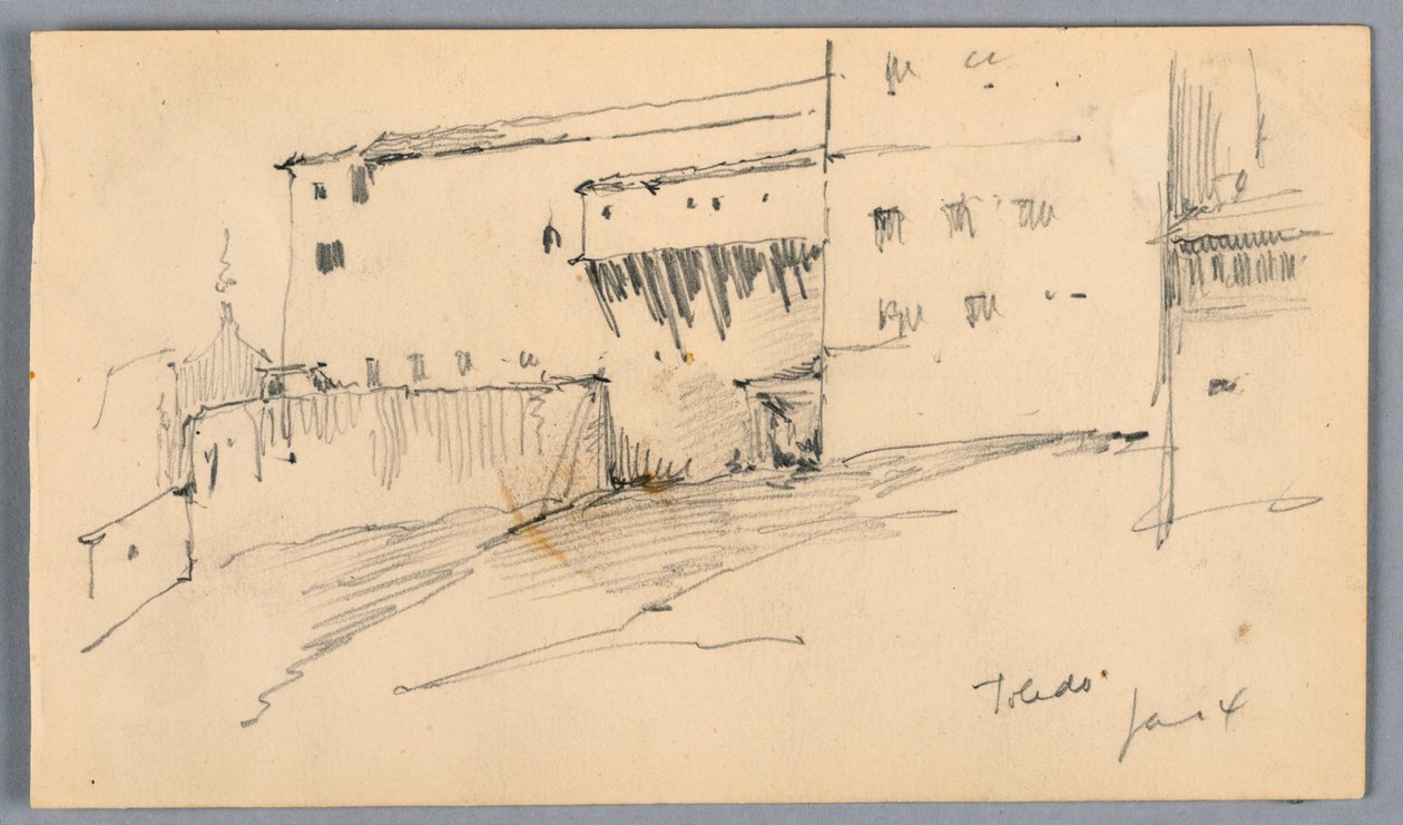 Toledo'daki Duvarlar by Arnold William Brunner