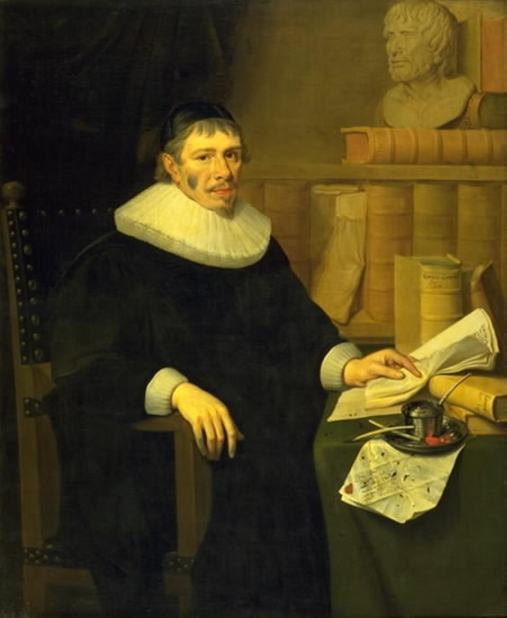 Avukat Cornelis Bosch'un Portresi by Arnold van Ravesteyn