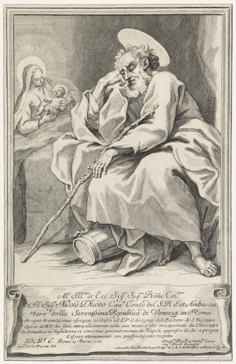 Uyuyan Yusuf by Arnold van Westerhout