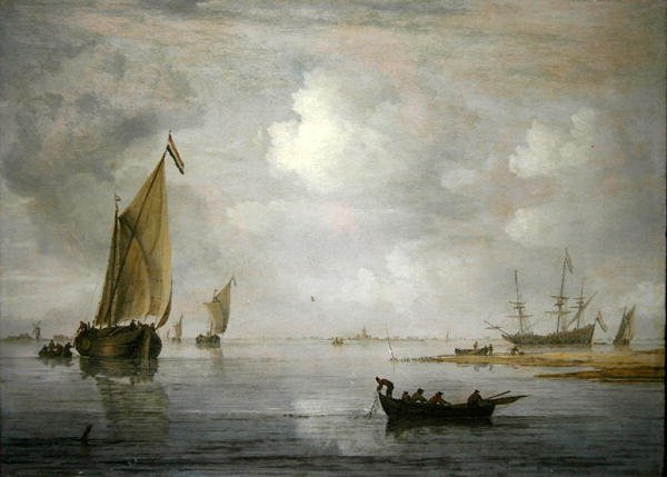 Ağların Alınması (panelde yağ) by Arnoldus van Anthonissen