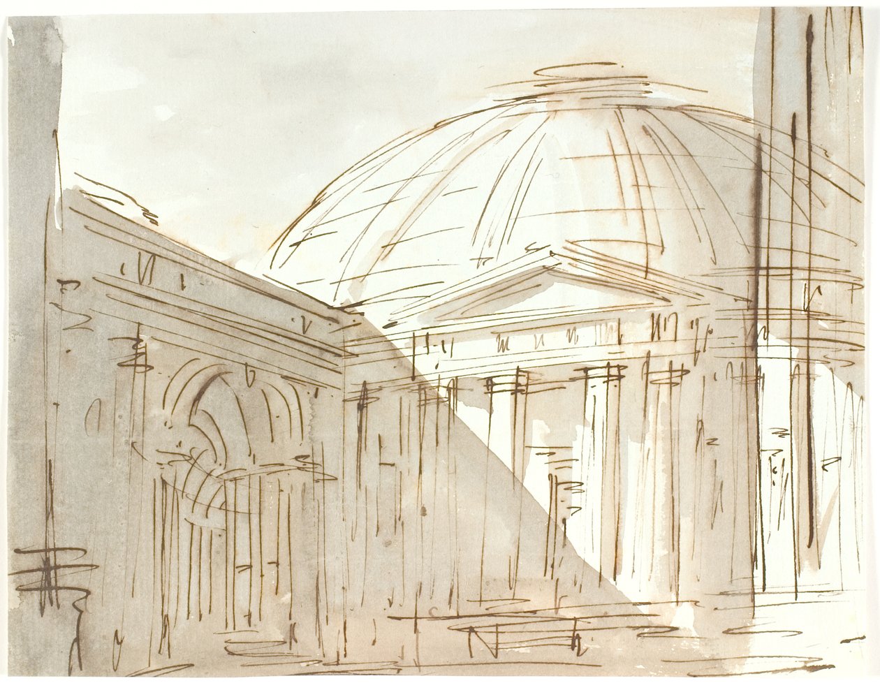 Yuvarlak bir bina (Pantheon?) by Aron Wallick