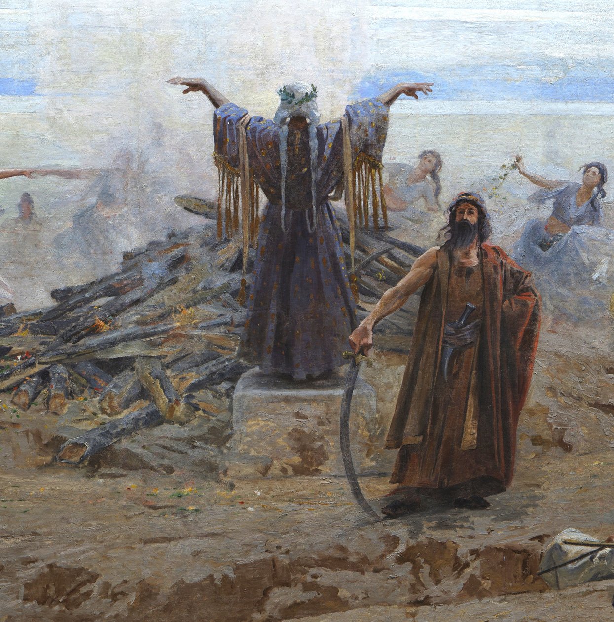 Macarların gelişi (Feszty panoraması) by Arpad Feszty