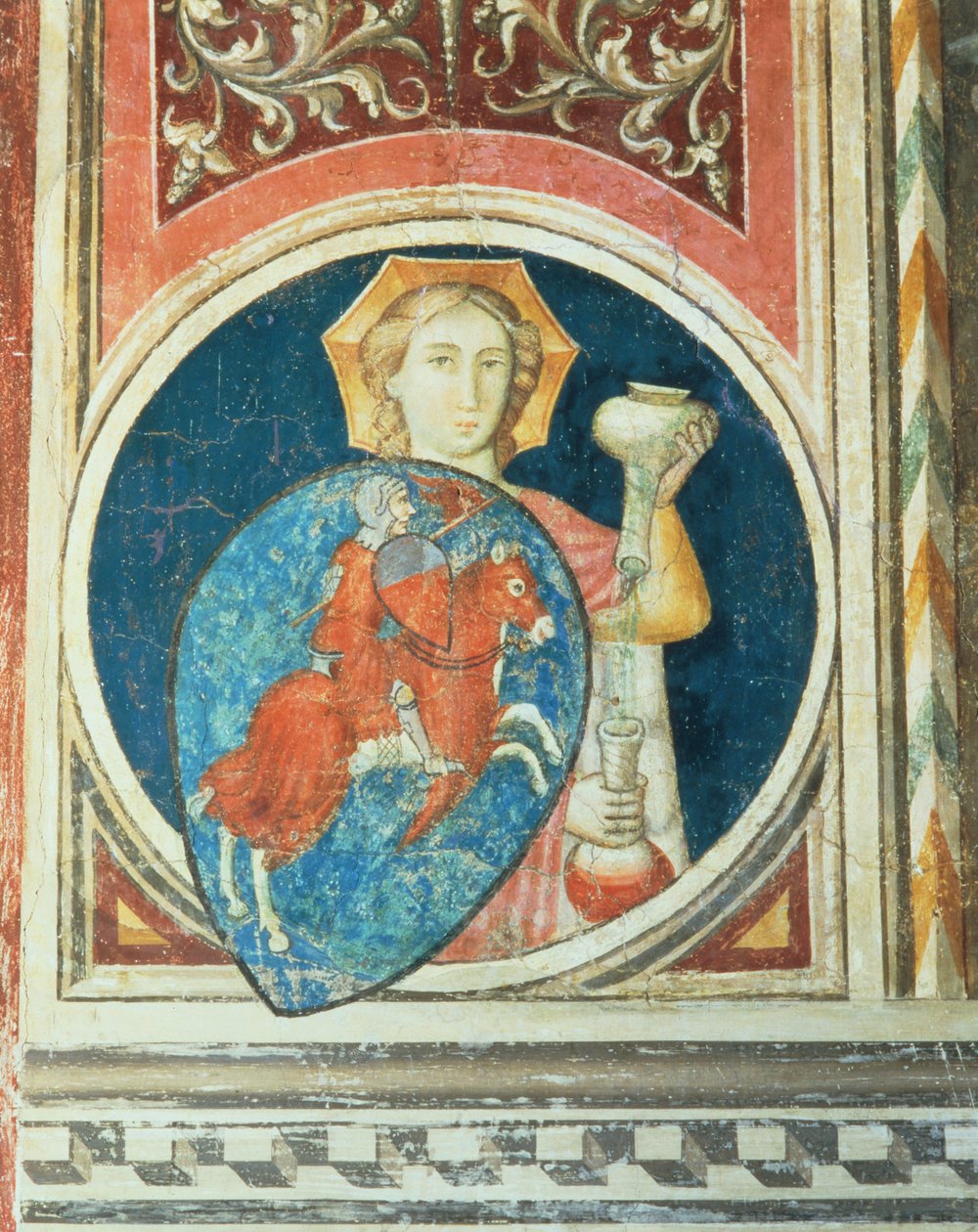 Alegorik Temperance figürü, Salone del Consiglio