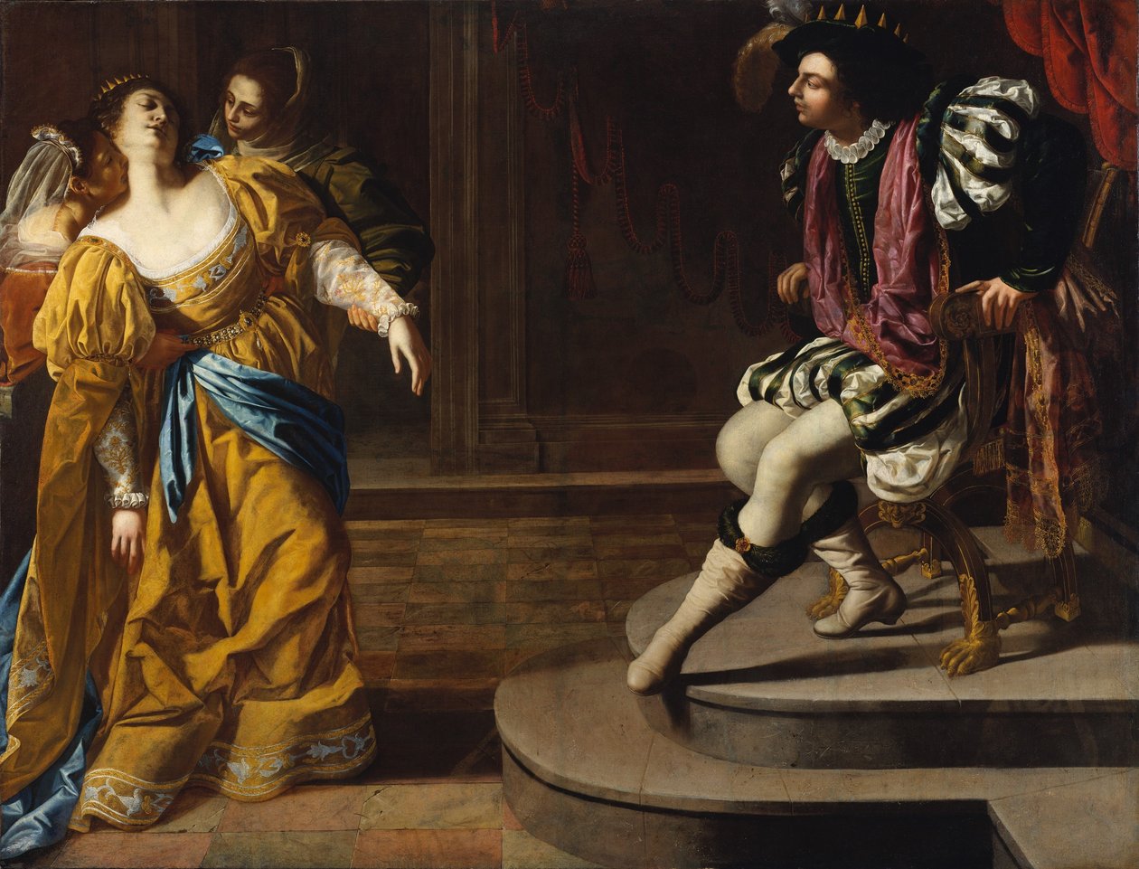 Ester e Assuero by Artemisia Gentileschi