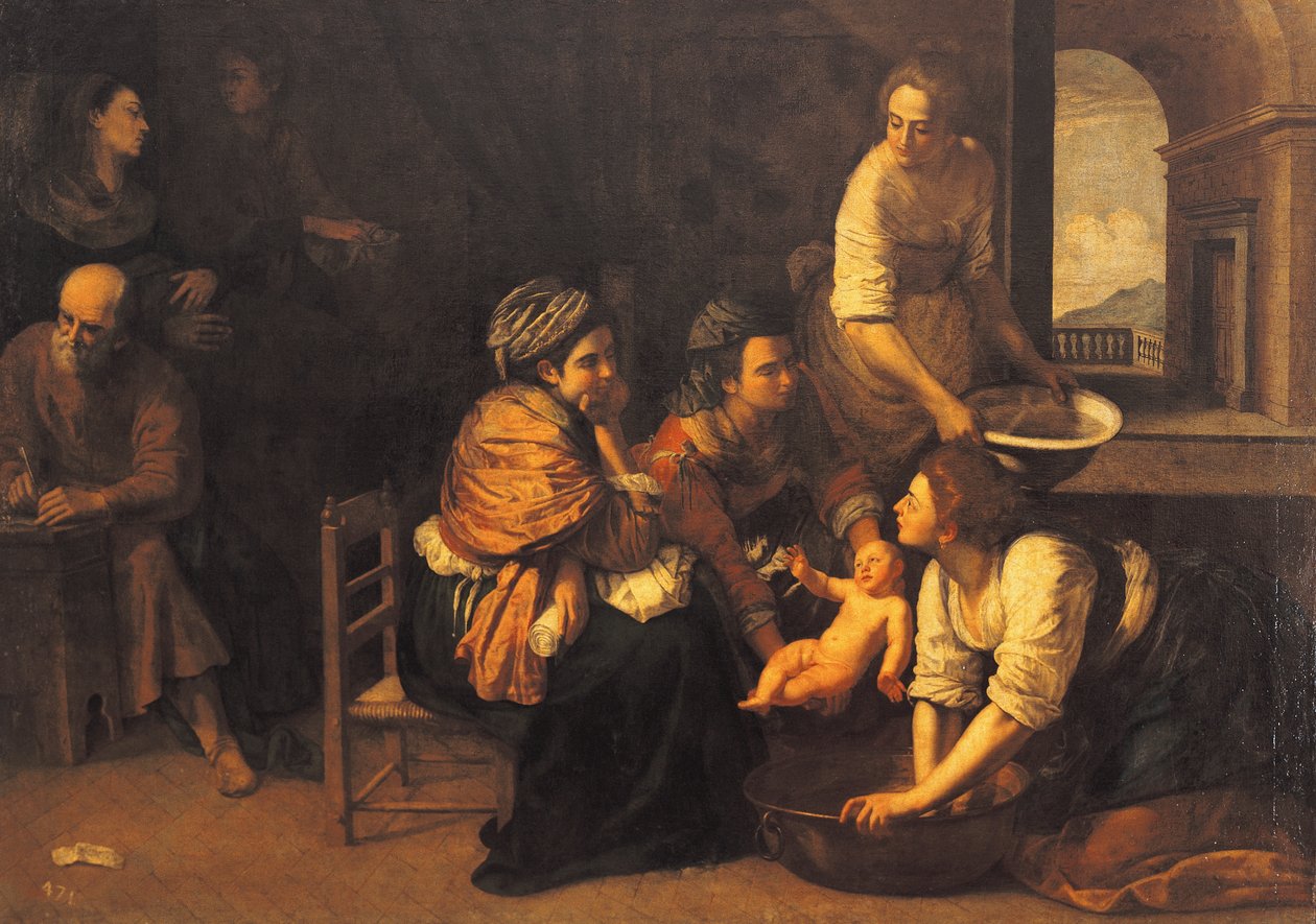 Vaftizci Yahya'nın Doğuşu by Artemisia Gentileschi