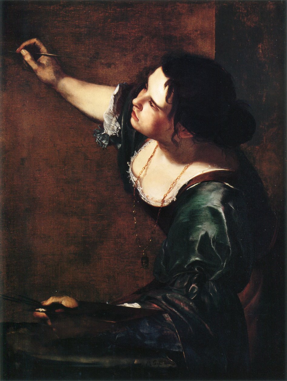 Resmin Alegorisi Olarak Otoportre by Artemisia Gentileschi