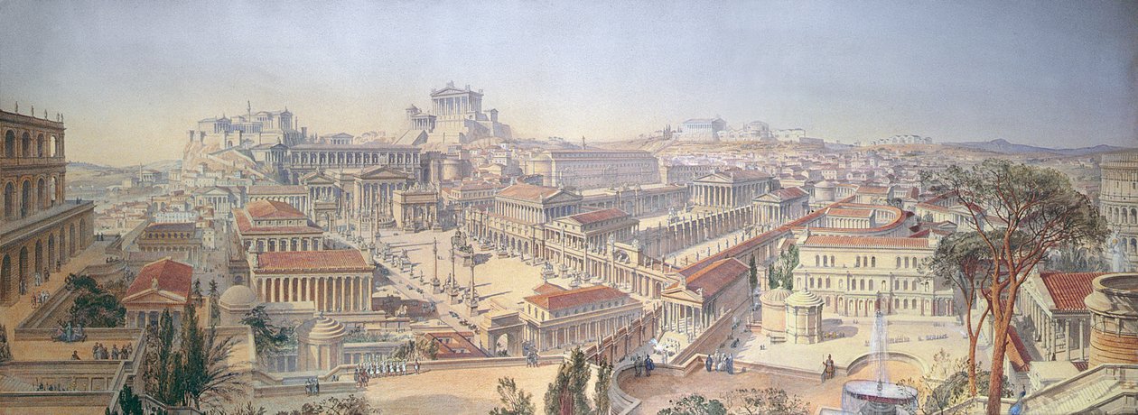 Olduğu Gibi Roma, Mevcut Kalıntılardan Sonra Restore Edildi by Arthur Ashpitel