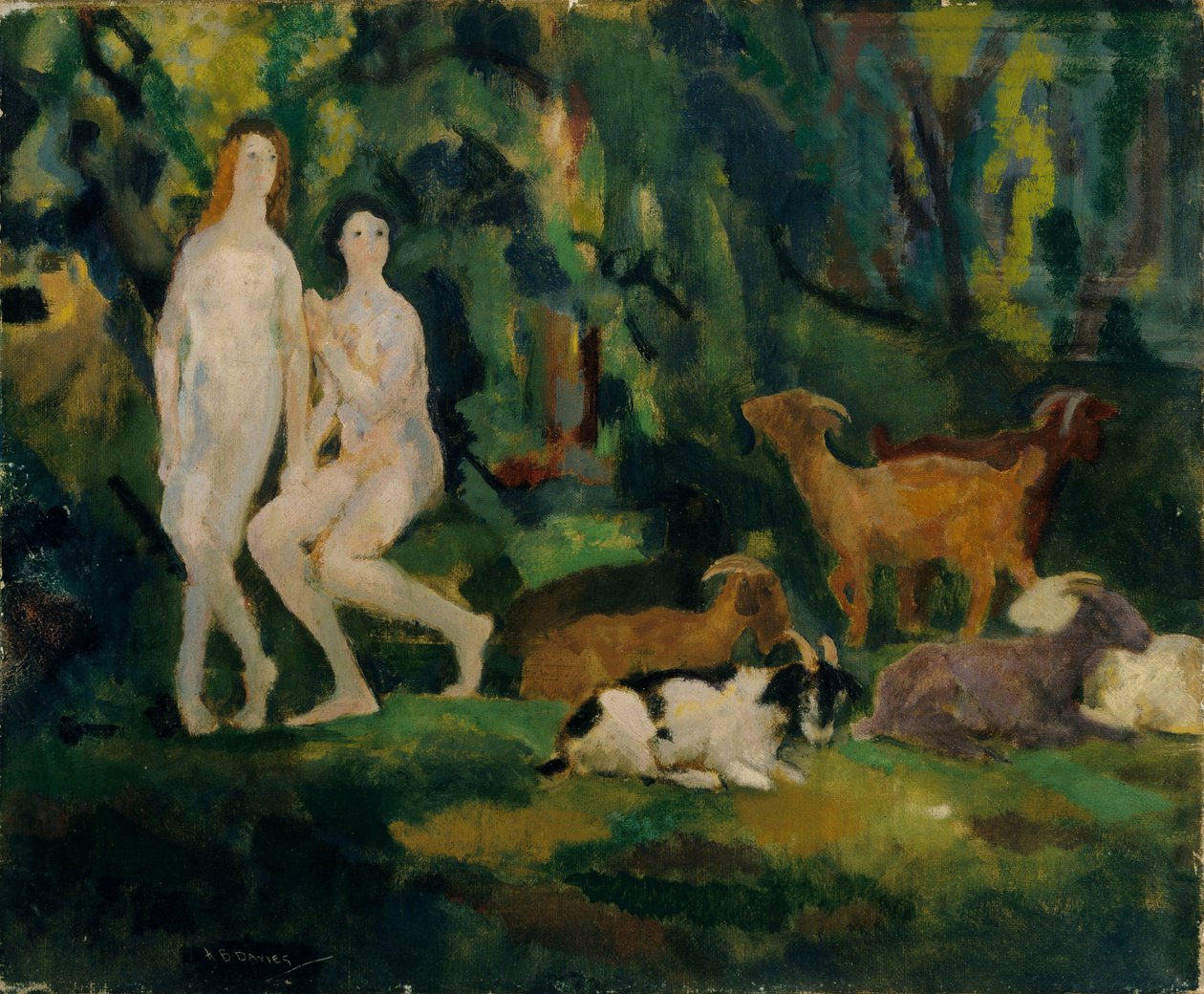 Çiy damlası by Arthur Bowen Davies