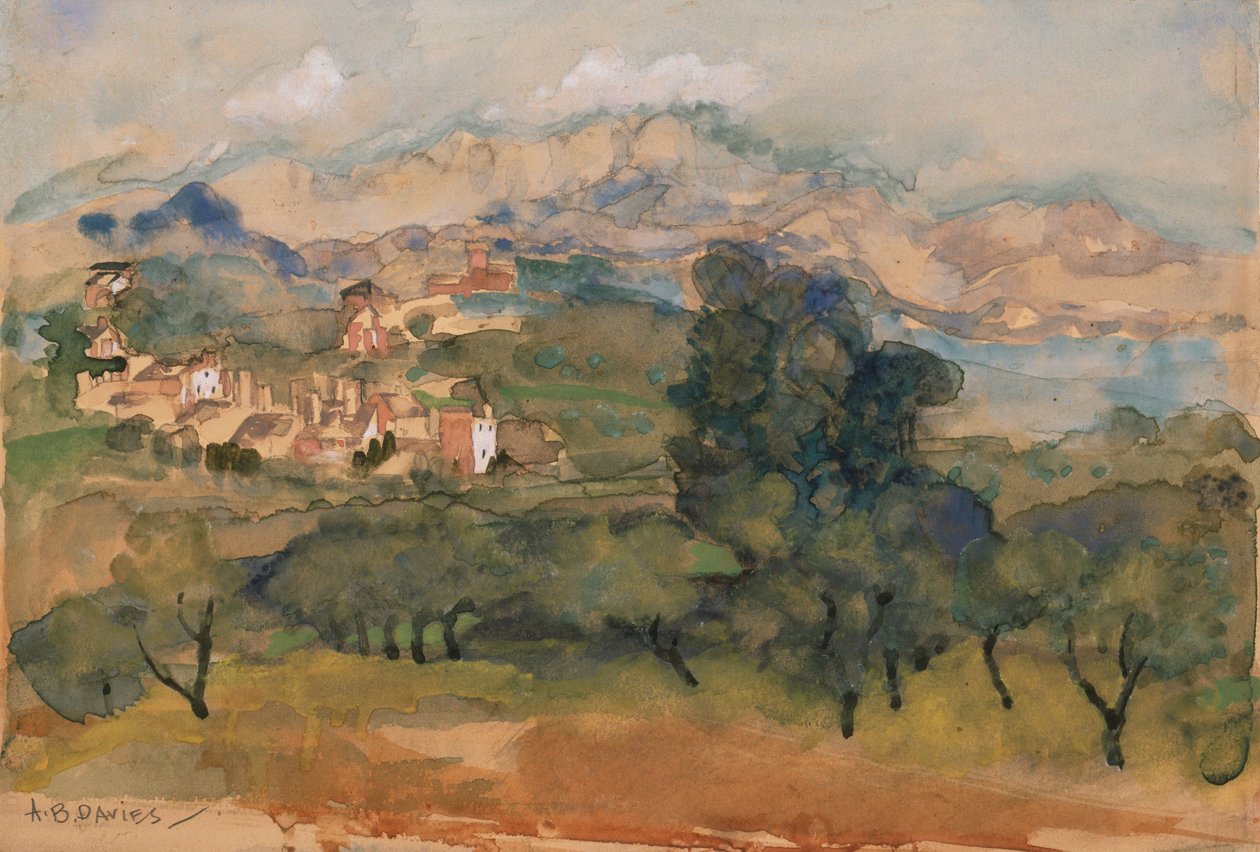 Zeytin ağaçları by Arthur Bowen Davies