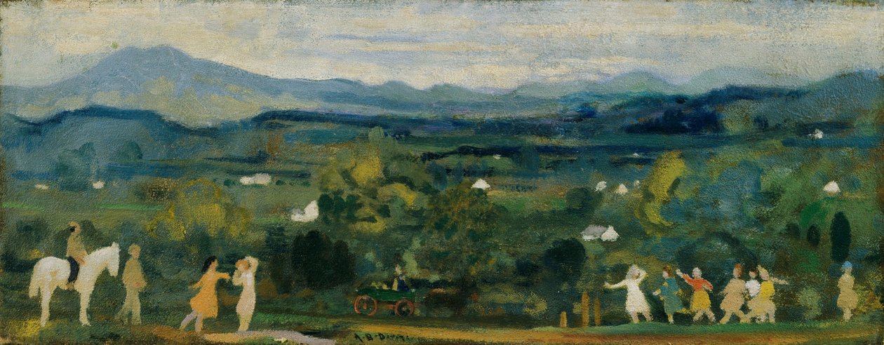 Yeşilin Doğuşu by Arthur Bowen Davies