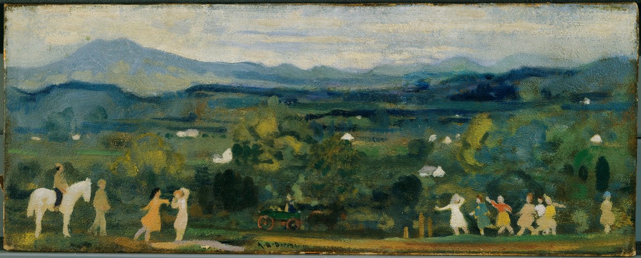 Yeşilin Doğuşu by Arthur Bowen Davies