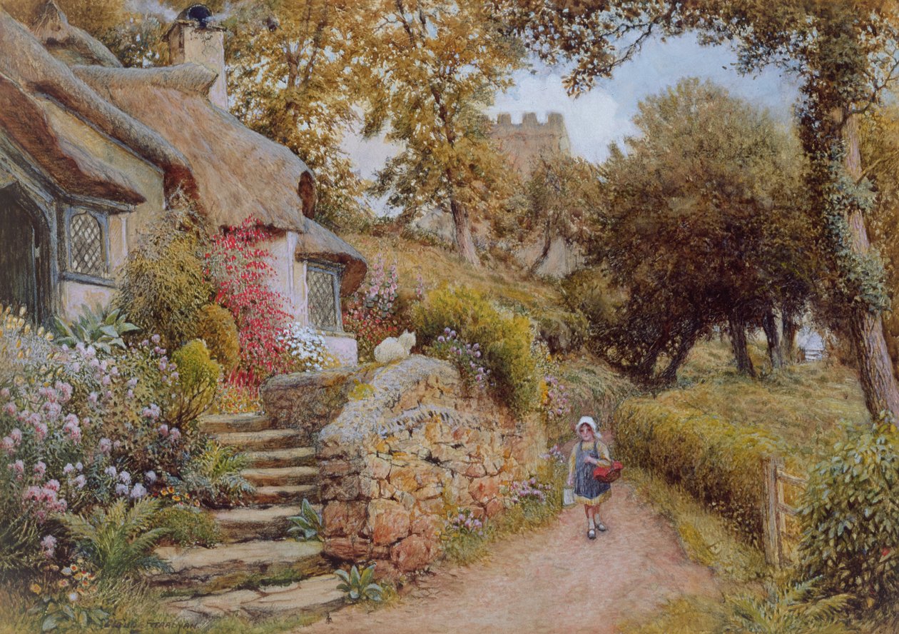 Bir Ülke Lane by Arthur Claude Strachan