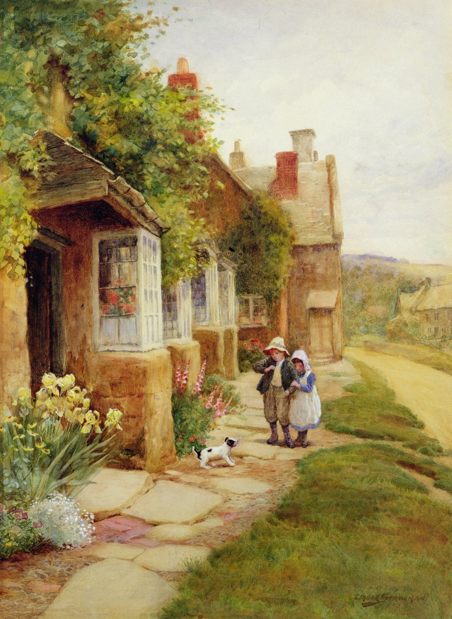 Broadway - Köpek Yavrusu by Arthur Claude Strachan