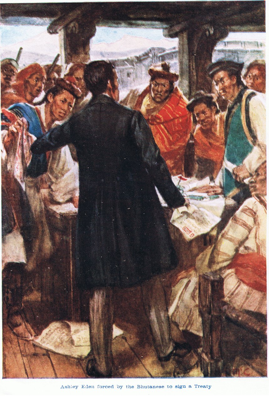 Ashley Eden, Butonlular tarafından anlaşmayı imzalamaya zorlandı by Arthur David McCormick