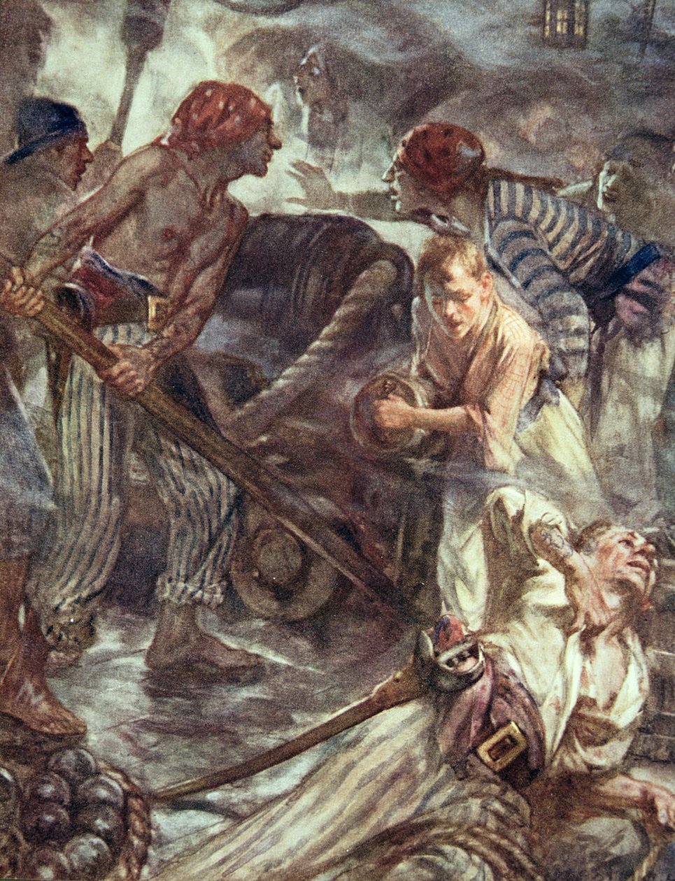 The Fighting Temeraire, illustration from 
