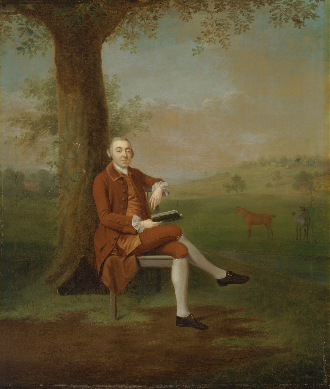 ? John Trevor, 3rd Baron Trevor, of St. Annes Hill, Surrey, and Trevalyn Hall, Denbighshire formerly T. Travers, Esq.  by Arthur Devis