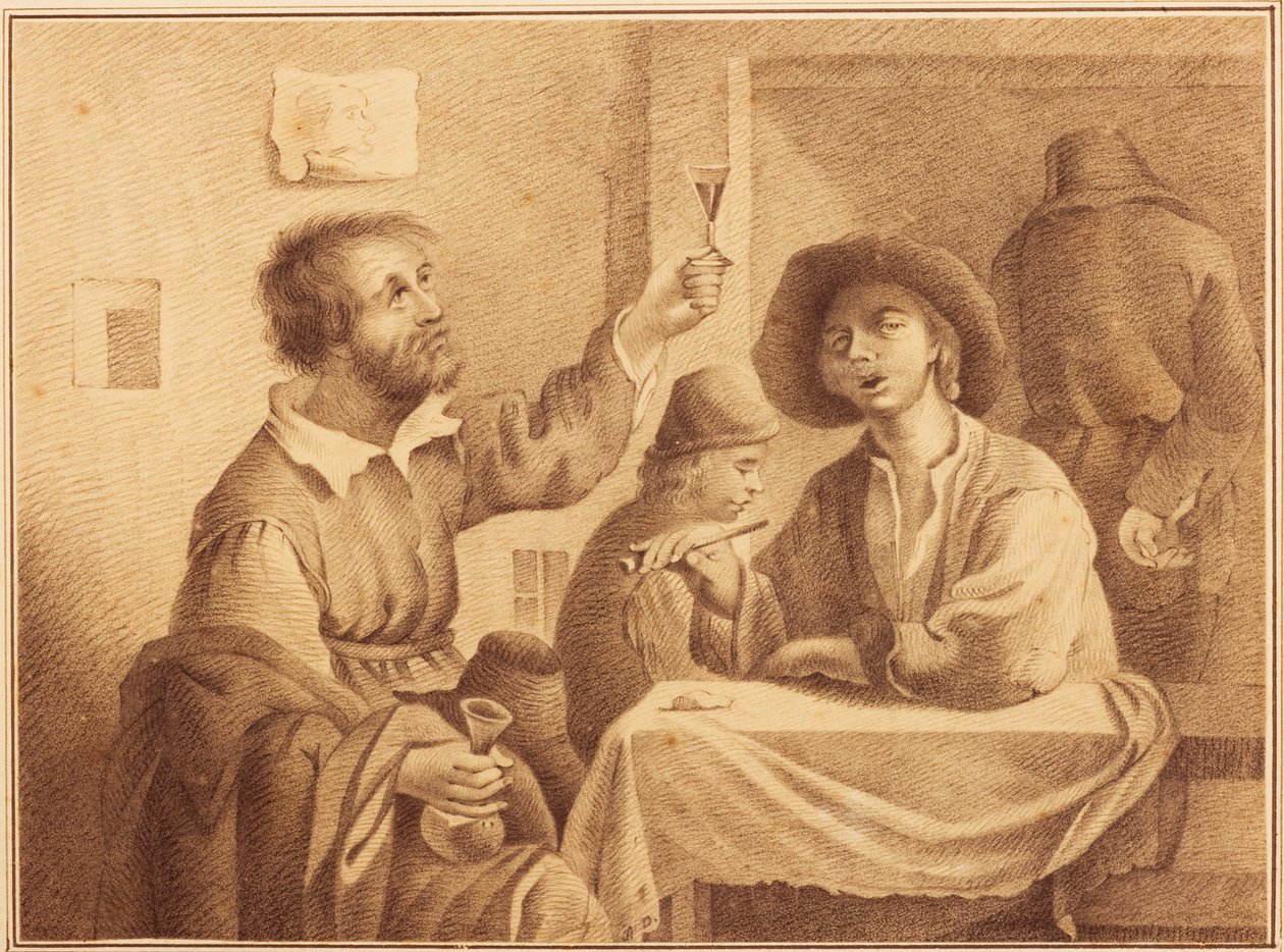 Bir Taverna Sahnesi by Arthur Devis