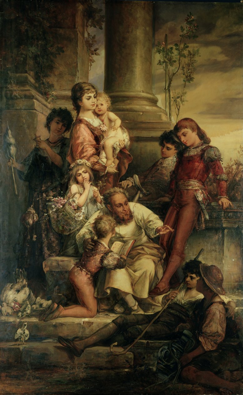 Çocukluk (öğrenin) by Arthur Fitger