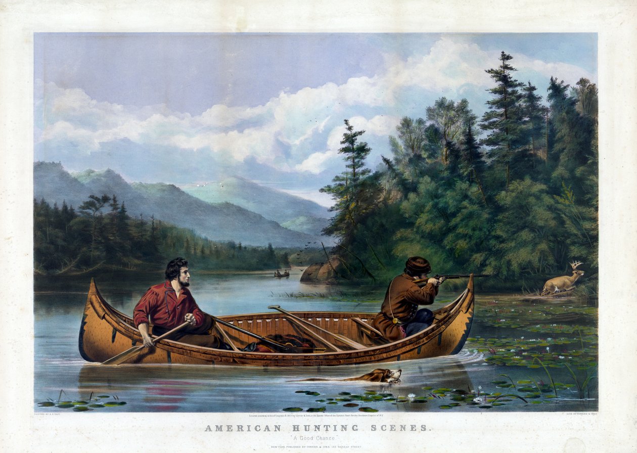 A Good Change, Currier & Ives tarafından yayınlandı, c.1863 by Arthur Fitzwilliam after Tait
