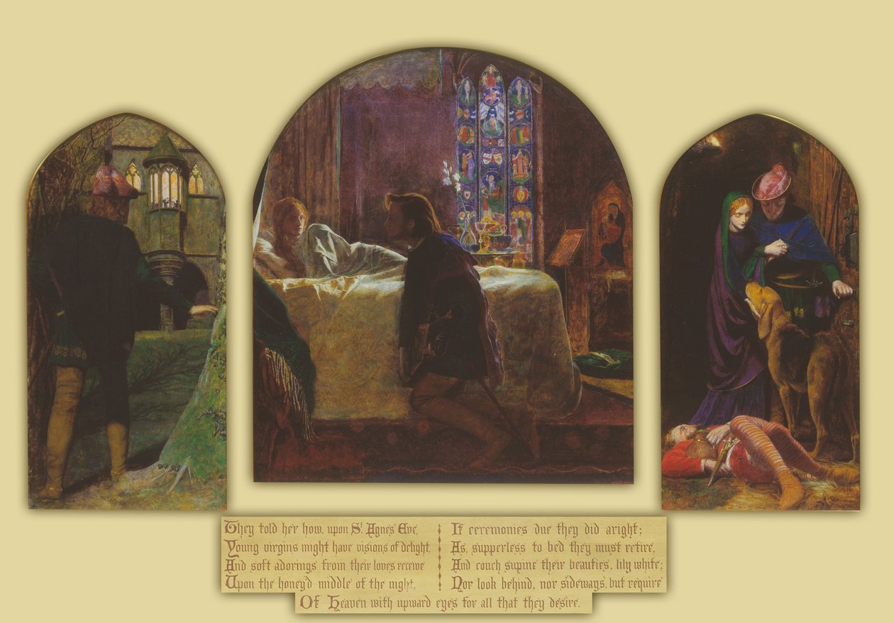 Aziz Agnes Arifesi by Arthur Hughes