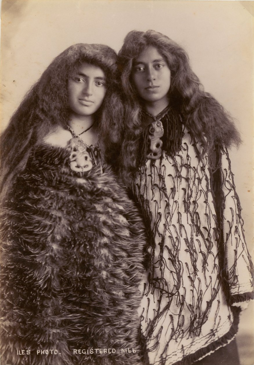 Maori kadınları, Yeni Zelanda by Arthur James Iles