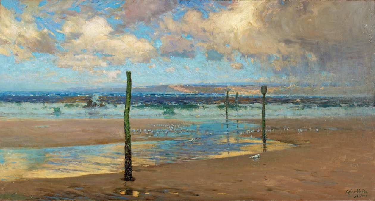 Rüzgarlı Bir Sahil, 1903 by Arthur Meade