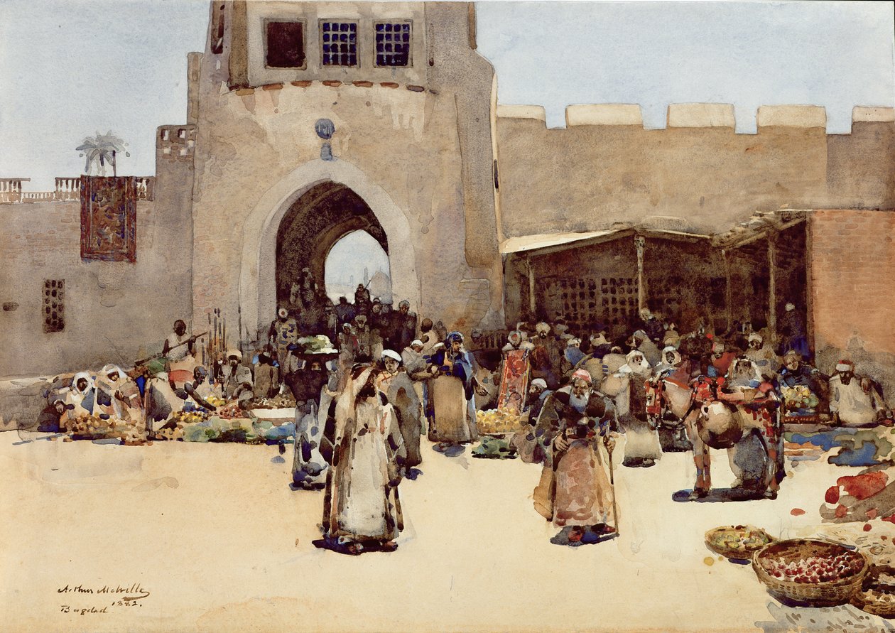Kuzey Kapısı, Bağdat by Arthur Melville