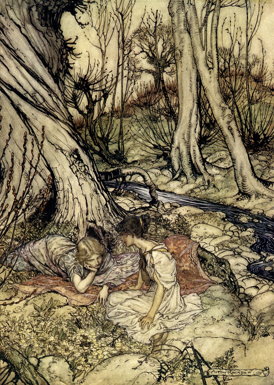 Bir yaz gecesi rüyası by Arthur Rackham