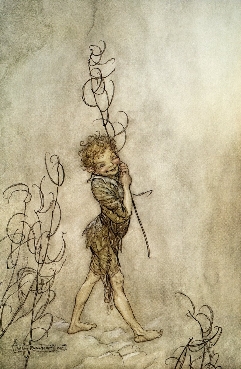 Bir yaz gecesi rüyası by Arthur Rackham