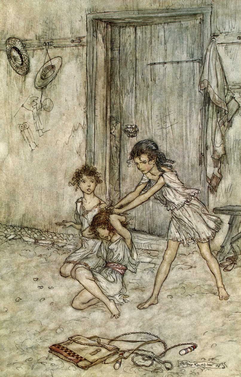 Bir yaz gecesi rüyası by Arthur Rackham