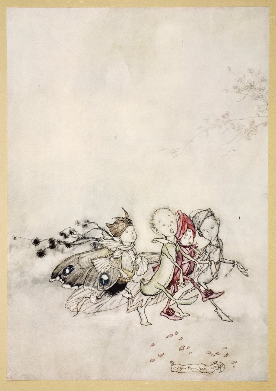 Peasebottom, Cobweb, Moth ve Hardalseed