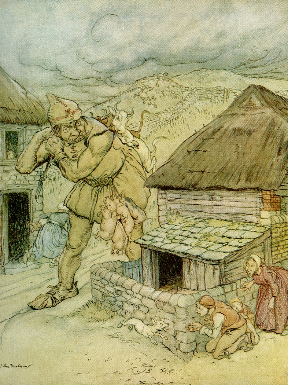 İki Kızın Portresi, c.1890-92 ürki by Arthur Rackham